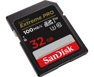 Sandisk 32GB SDHC Extreme PRO 100MB/s A2 C10 V30 UHS-I U3 - 1058641 - zdjęcie 1
